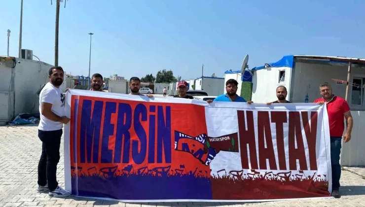 Hatayspor ve Mersin İdman Yurdu Taraftarları Depremzedelere Yardım Etti