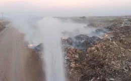 Hatay’da Çöplük Alanında Yangın Çıktı