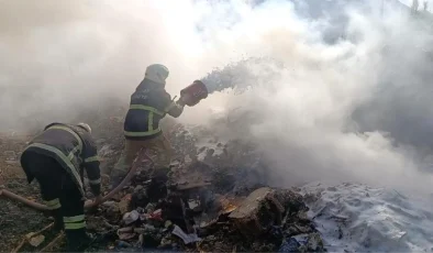 Hatay’da Kamışlık Alanda Yangın Söndürüldü