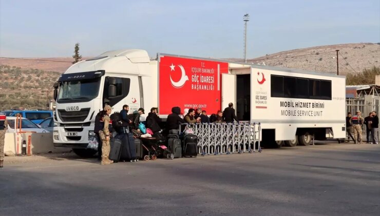 Suriyelilerin Ülkelerine Dönüşü için Mobil Hizmet Birimi Kuruldu